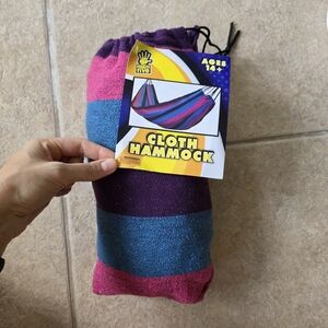 Colorful Striped Cloth Hammock